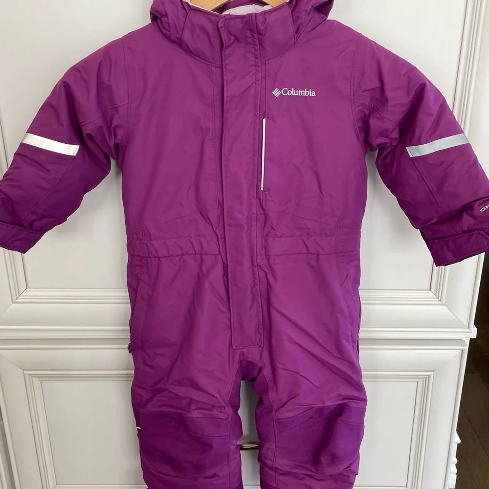 Columbia Kids' Purple Snowsuit - Picture 1 of 11
